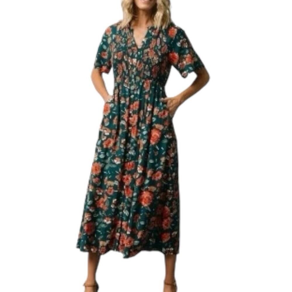 Baltic Born Floral Botega Midi Dress Size 2XL NWT